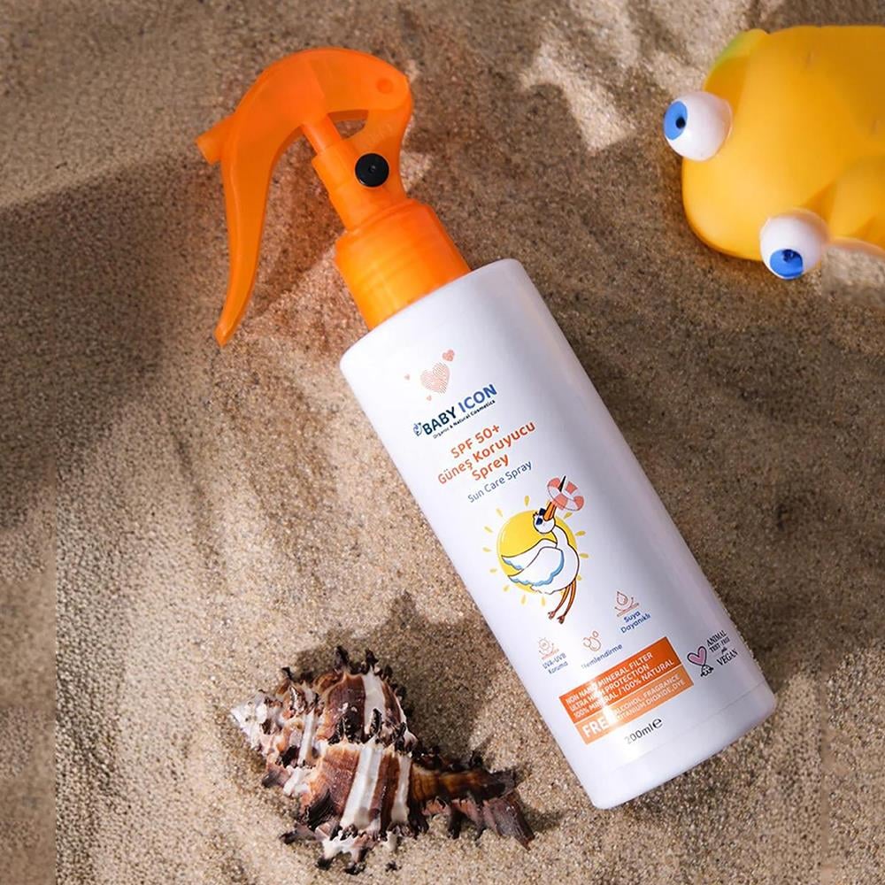 Baby Icon Organik Vegan Güneş Koruyucu Sprey