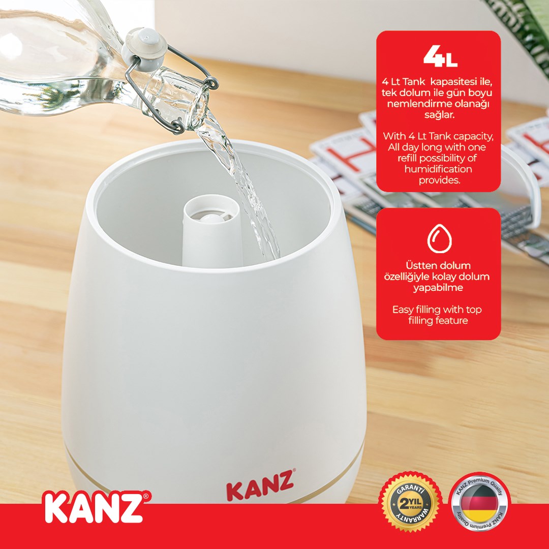 Kanz Digital Buhar Makinesi KNZ-0734