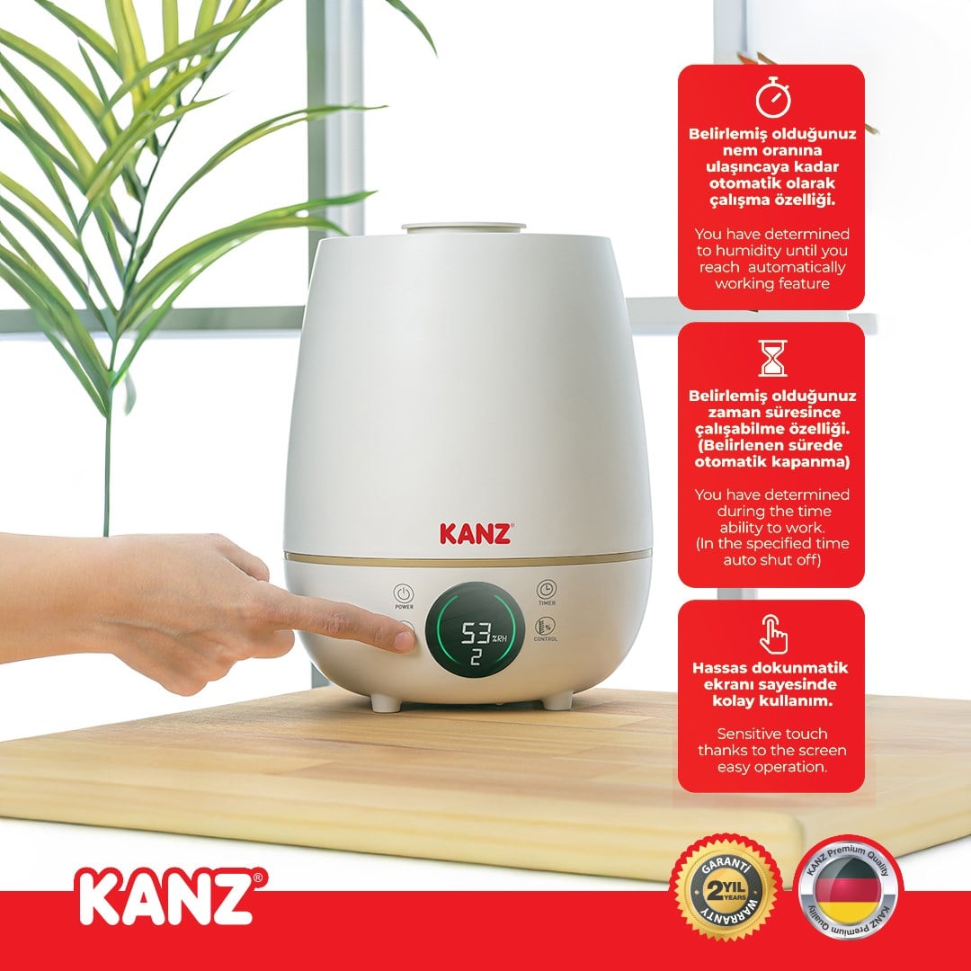 Kanz Digital Buhar Makinesi KNZ-0734