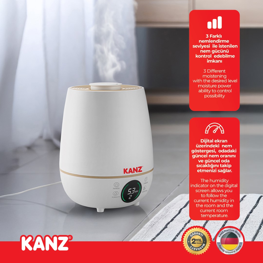 Kanz Digital Buhar Makinesi KNZ-0734