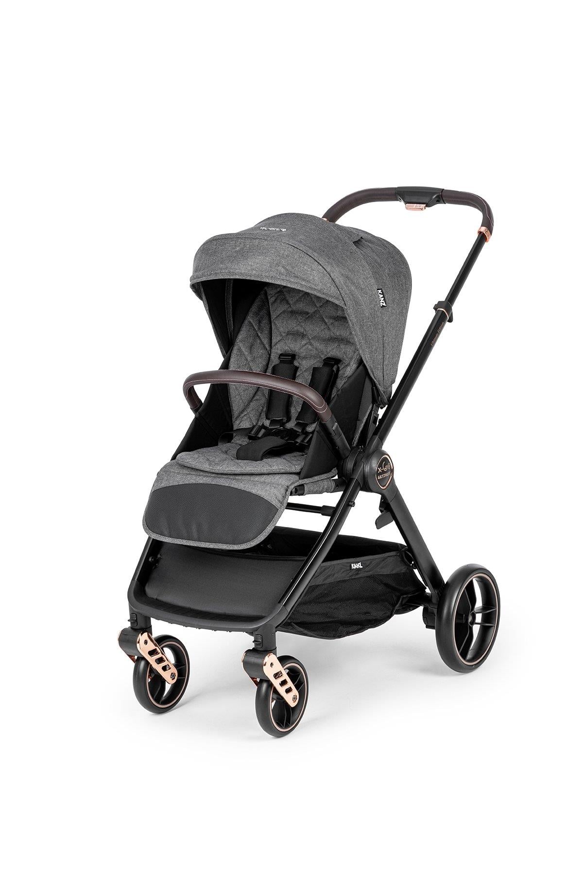 Kanz x-Go Ultimate Travel Sistem Bebek Arabası Rose Gold Gri