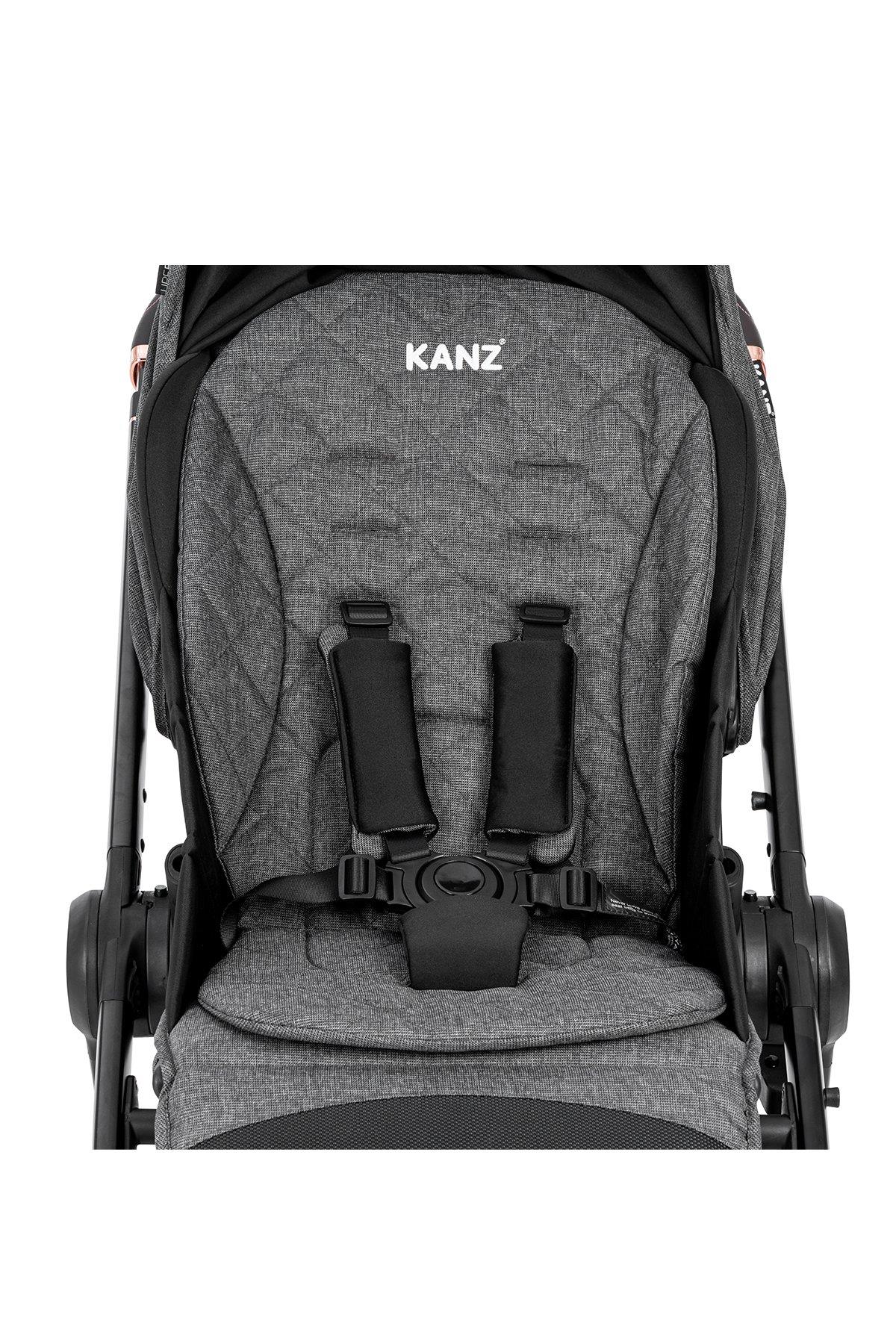 Kanz x-Go Ultimate Travel Sistem Bebek Arabası Rose Gold Gri