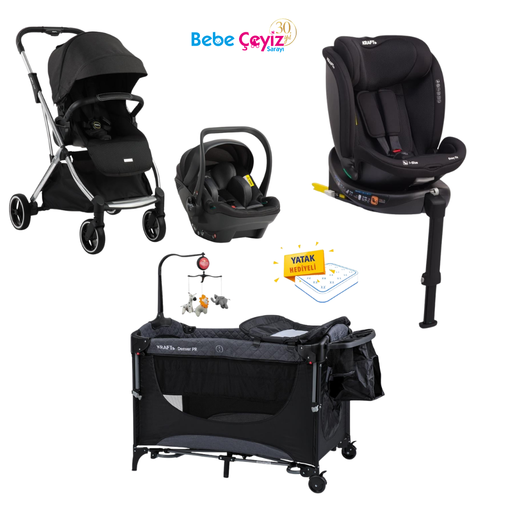 KENYA BLACK + DENVER DARK GREY + GROVY BLACK
