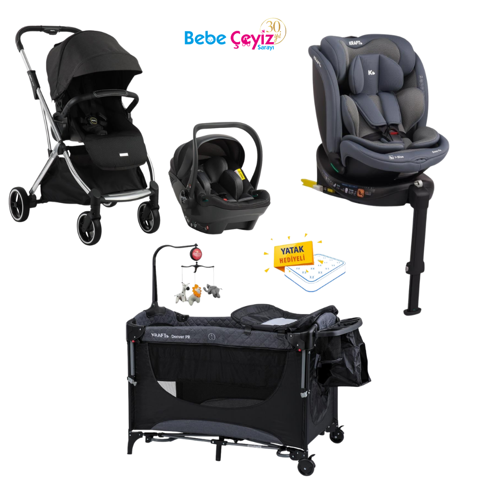 KENYA BLACK + DENVER DARK GREY + GROVY GREY