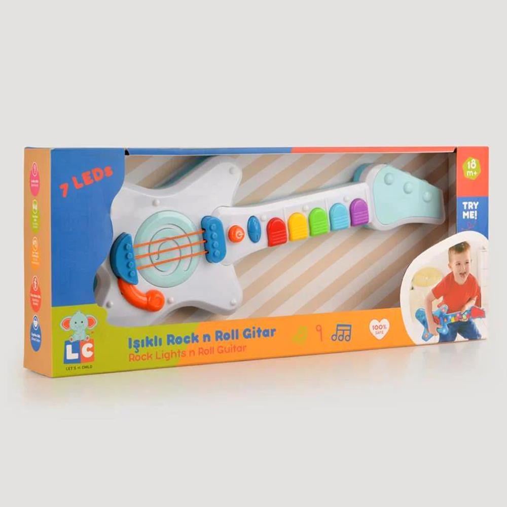 LETS BE CHİLD Işıklı Roc n Roll Oyuncak Gitar