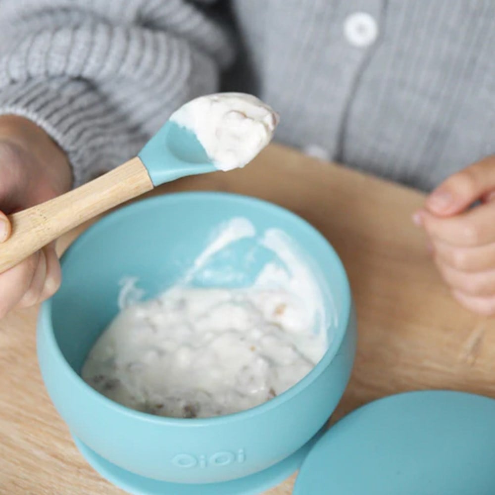 OİOİ Mama Kaşığı + Çatal ( Misty Lilac )