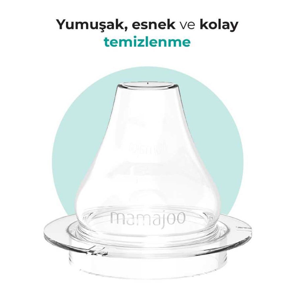 MAMAJOO Akıtmaz Alıştırma Bardağı 160 ML ( Pow Blue ) ( 6 Ay+ )