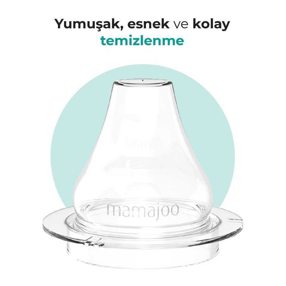 MAMAJOO Akıtmaz Alıştırma Bardağı 270 ML ( Pow Blue ) ( 9 Ay+ )
