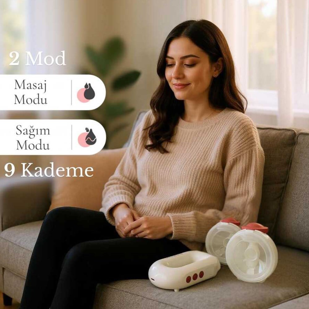 MAMAJOO Elektrikli Çiftli Göğüs Pompası ( 150 ML )