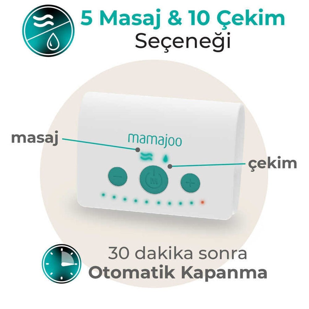 MAMAJOO Göğüs Pompası Tekli Komp. 160 ML 15 Kad. Ayar