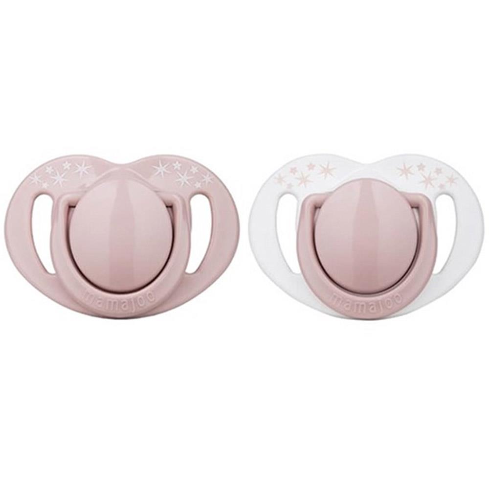 Mamajoo Powder Pink Silikon Emzik 2 Li (6 Ay+)