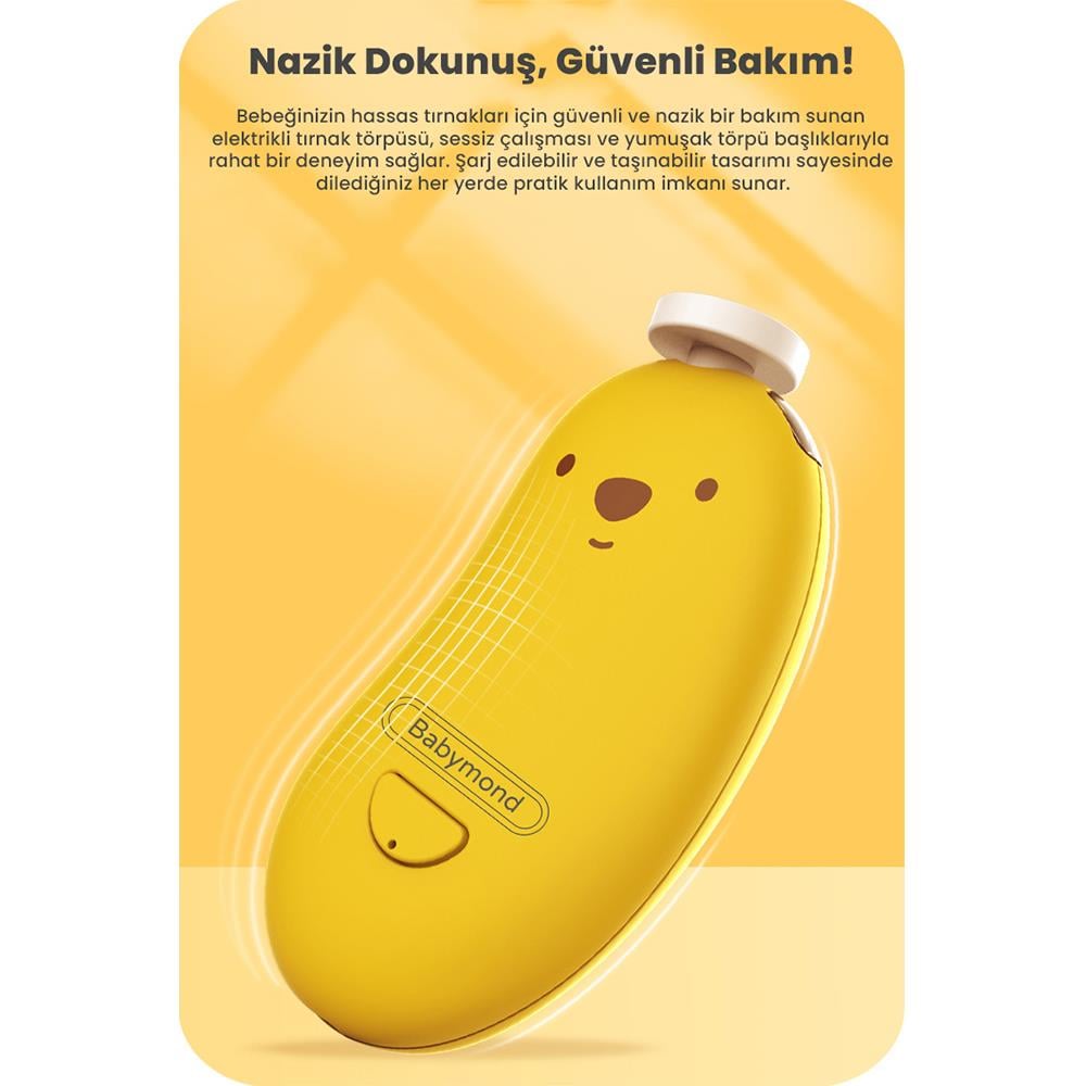 Manikür Set...Muz Model Elektrikli