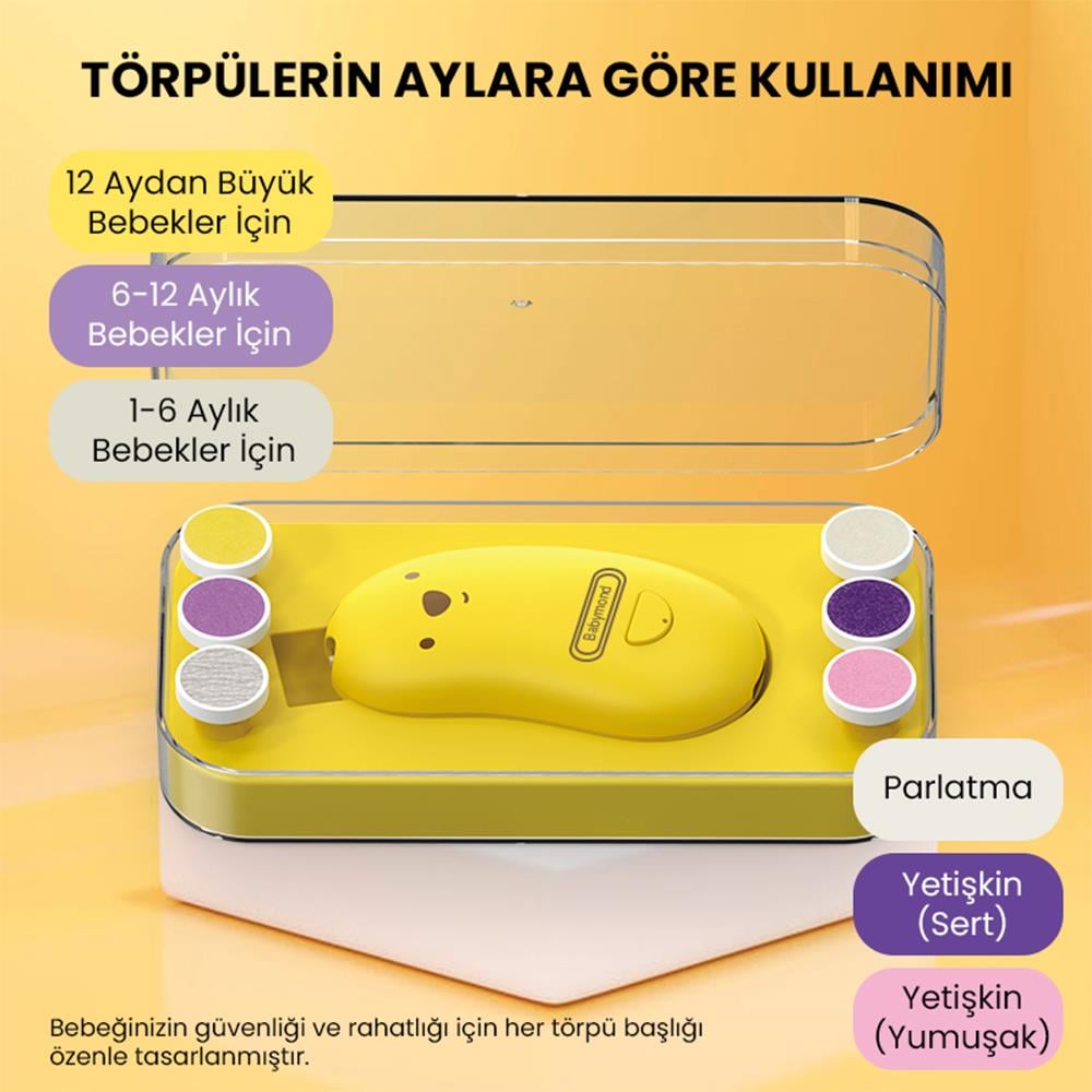 Manikür Set...Muz Model Elektrikli