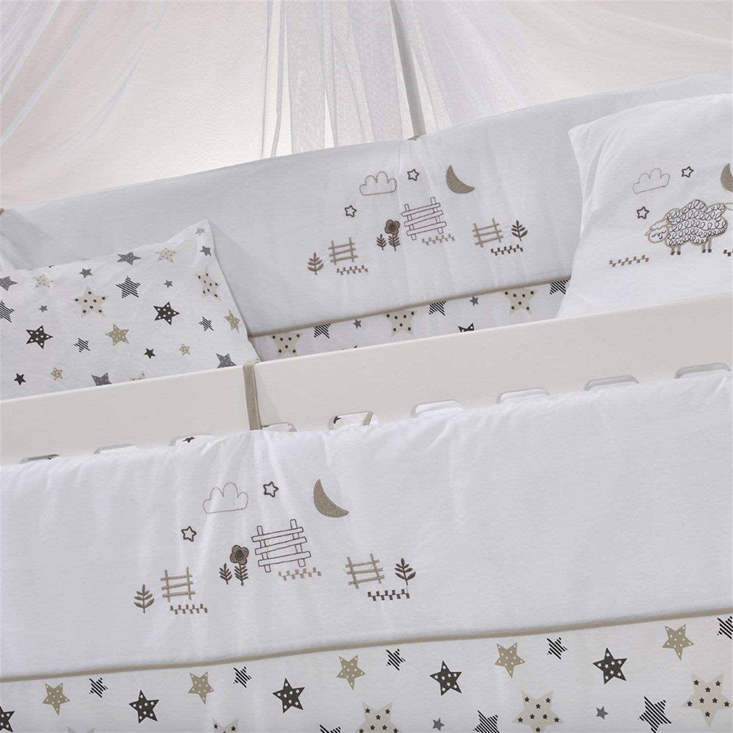 Meltem Smart Woody Anne Yanı Ahşap Sallanır Beşik (60x120)