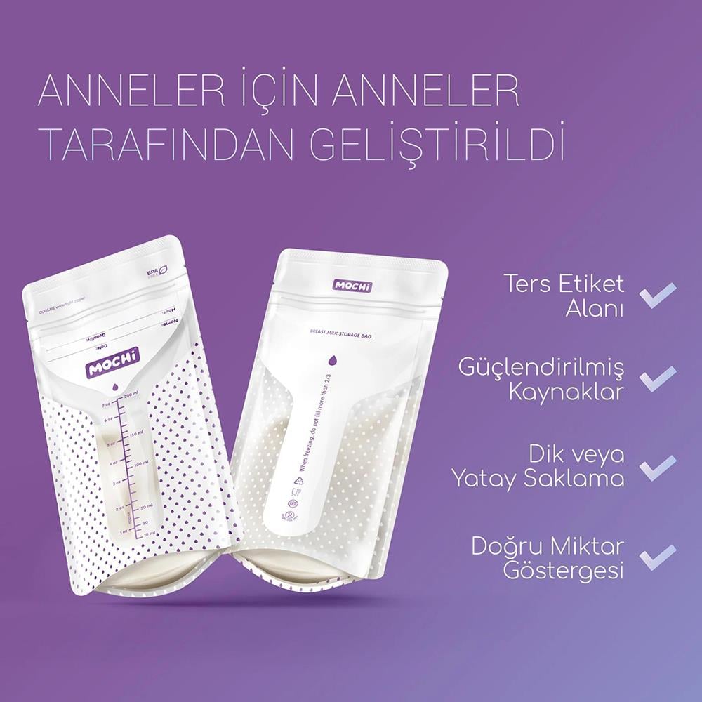 Mochi Anne Sütü Saklama 25li Poşet