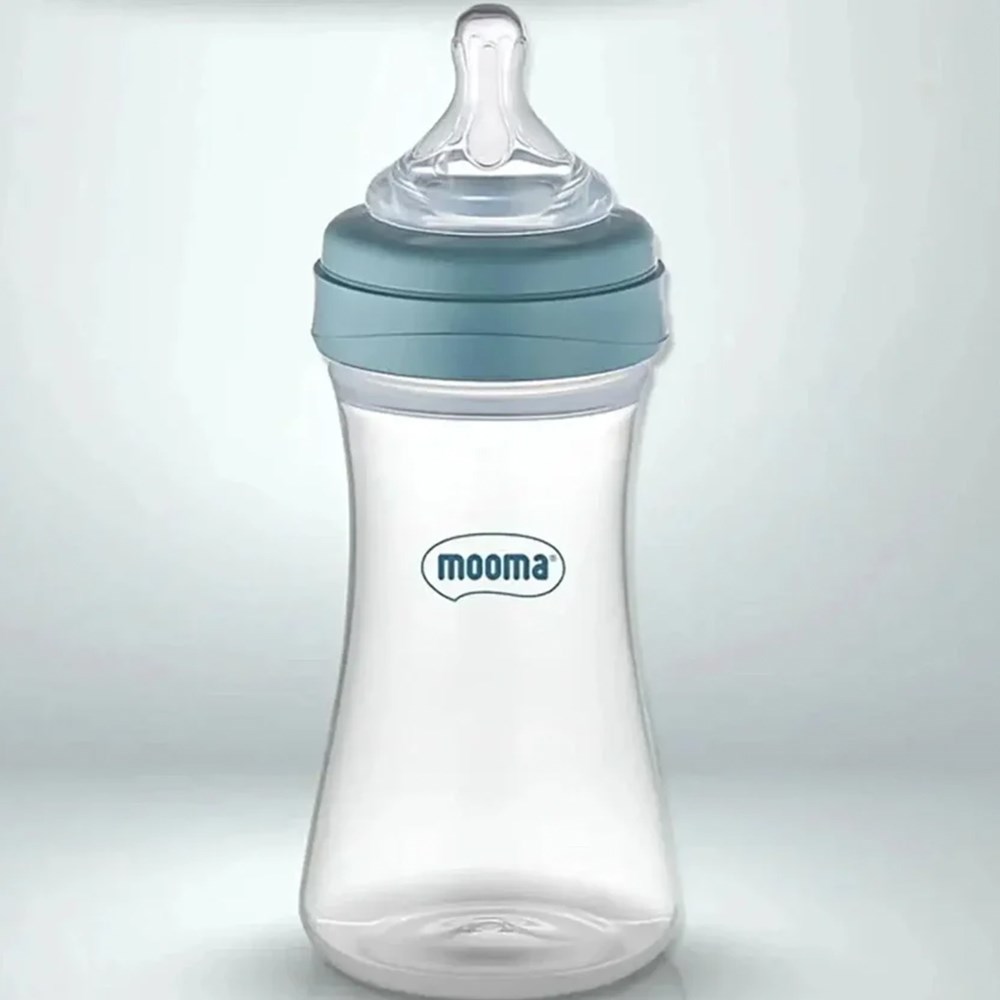 MOOMA Biberon Kindy Hızlı Akış 250 ML Mavi ( 18+ Ay )