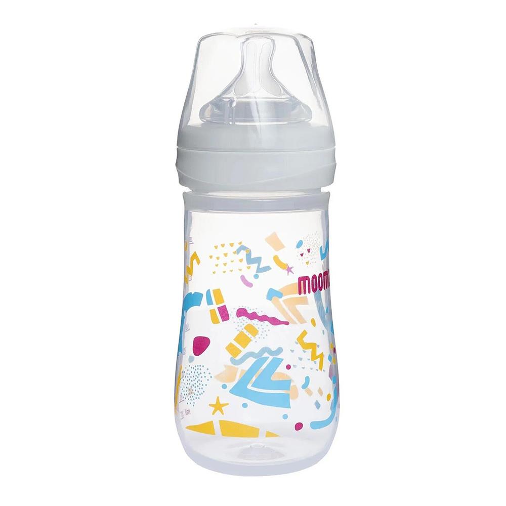 Mooma Neeko Antikolik Biberon 250ml (18 Ay+ Hızlı Akış) Konfeti Desenli