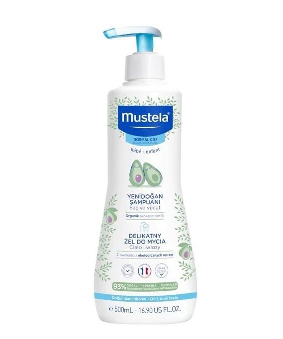 Mustela Gentle Cleasing Gel Avokado İçerikli Şampuan (500ml)