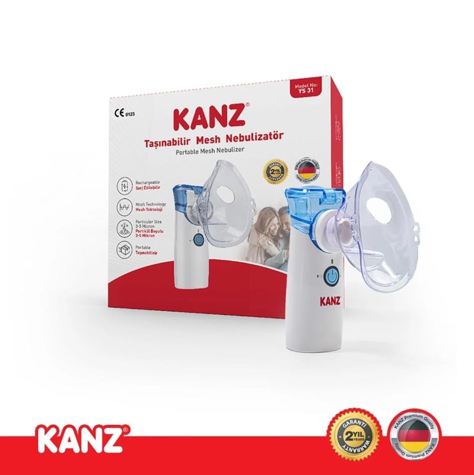 Kanz Taşınabilir Mesh Nebülizatör Şarjlı