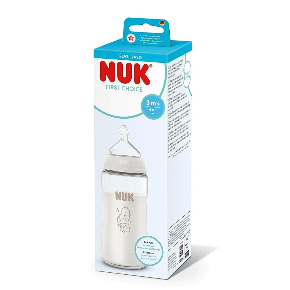 NUK First Choice Cam Biberon ( 240 ml ) ( Beyaz ) 