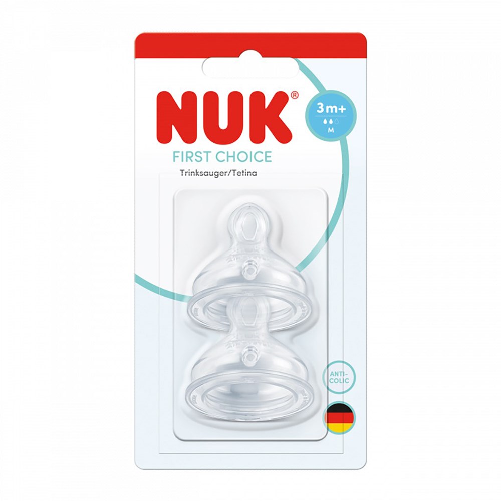 NUK First Choice Silikon Biberon Emziği ( M )