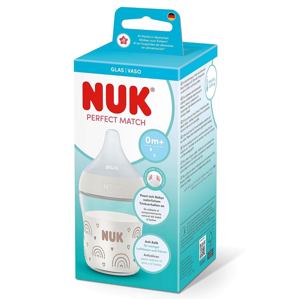 NUK Perfect Match Cam Biberon ( 120 ml ) ( Beyaz )