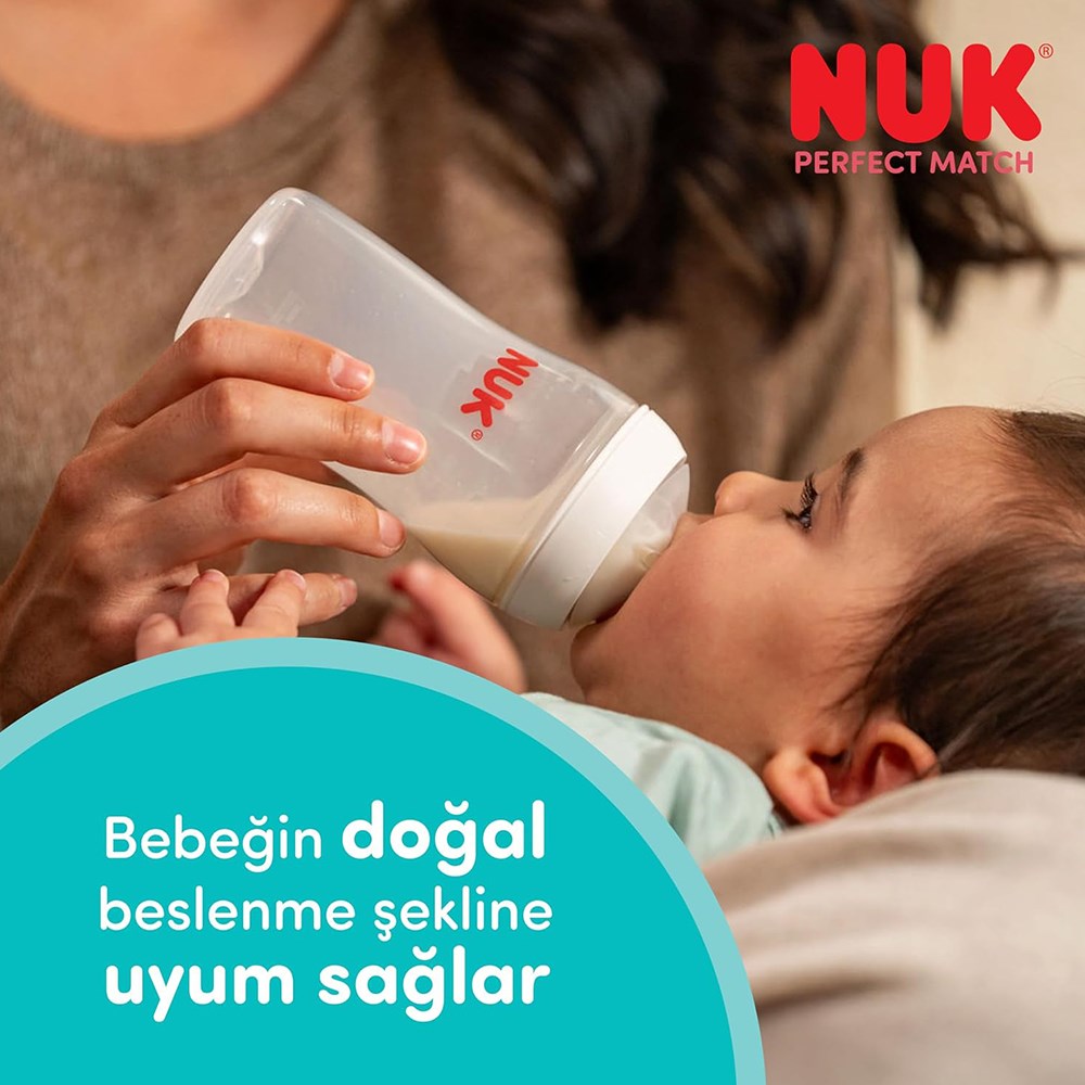 NUK Perfect Match PP Biberon  150 ml ( Mor ) 
