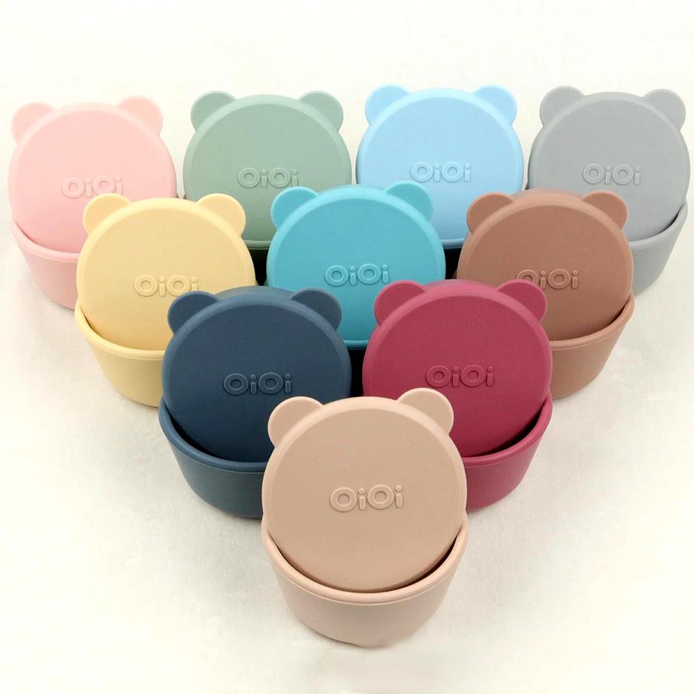 Kase...Mini Bites - Mellow Yellow / Powder Grey