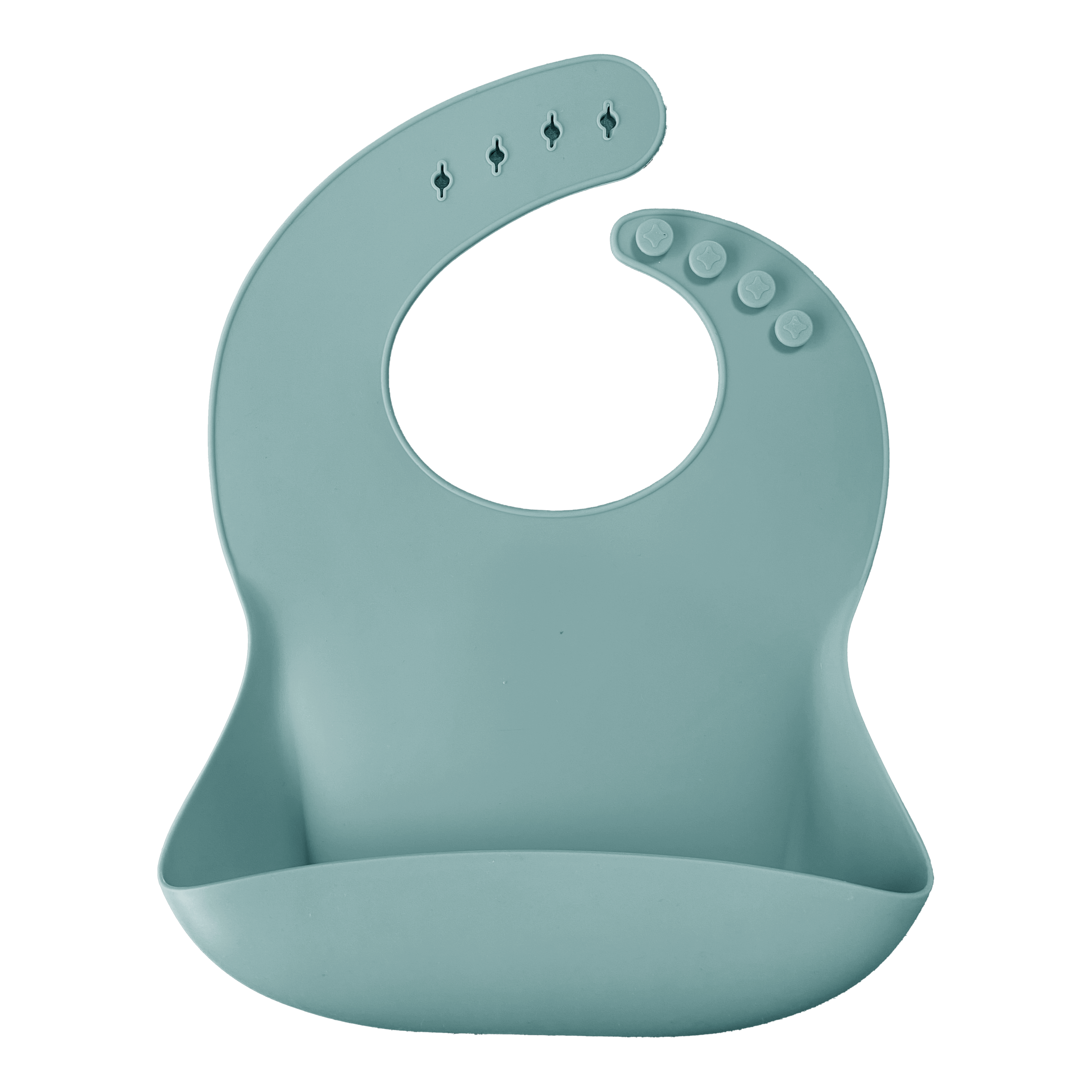 Oioi Silikon Basics Önlük Aqua Green (6Ay+)