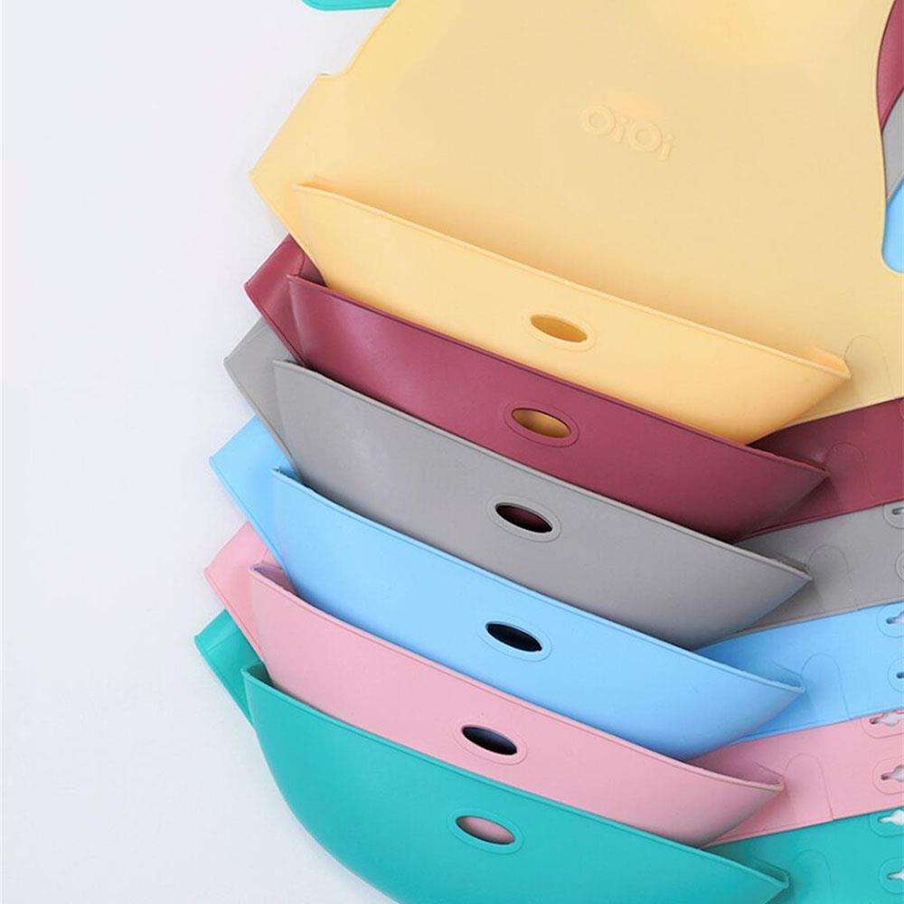 Oioi Silikon Basics Önlük Powder Grey (6Ay+)