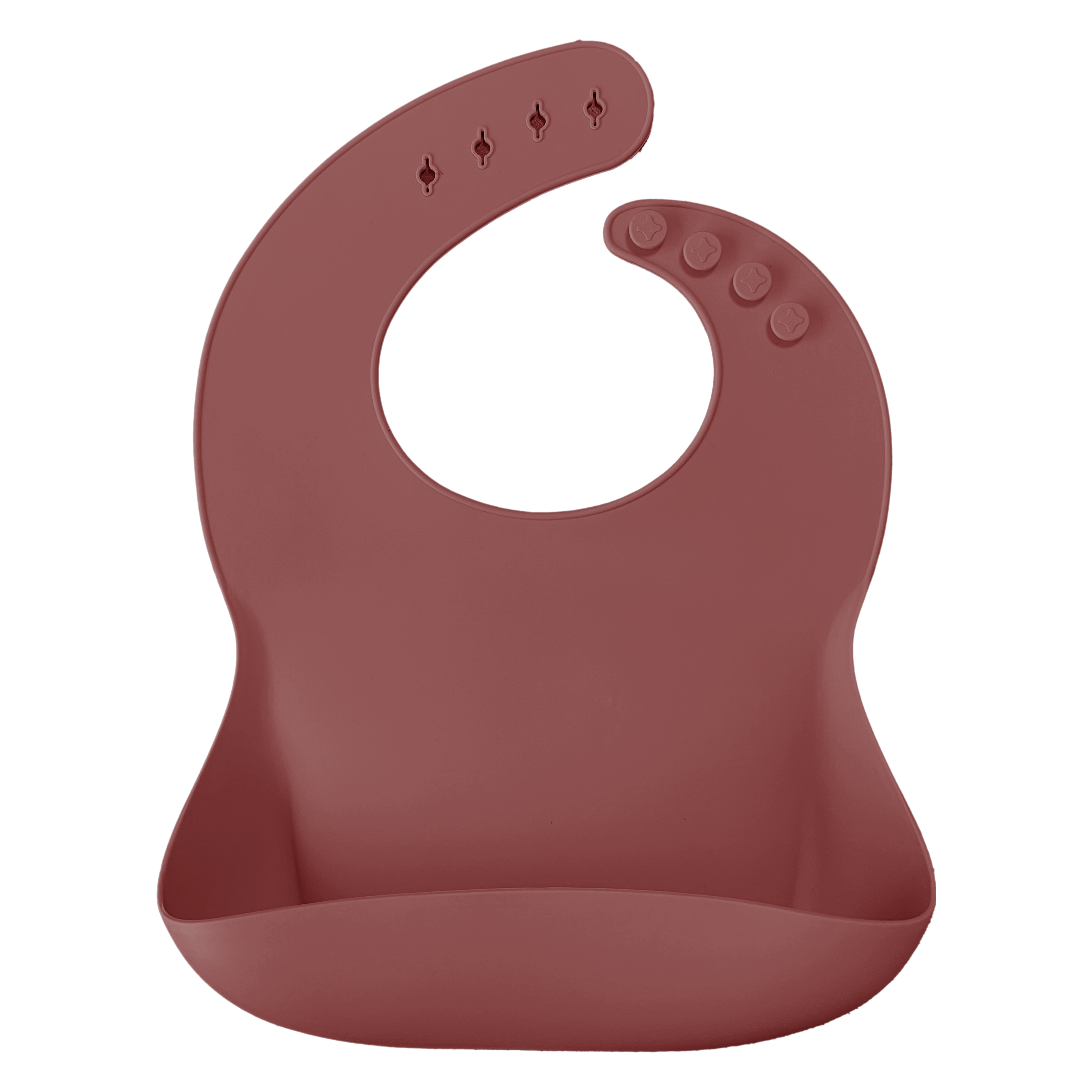 Oioi Silikon Basics Önlük Velvet Rose (6Ay+)