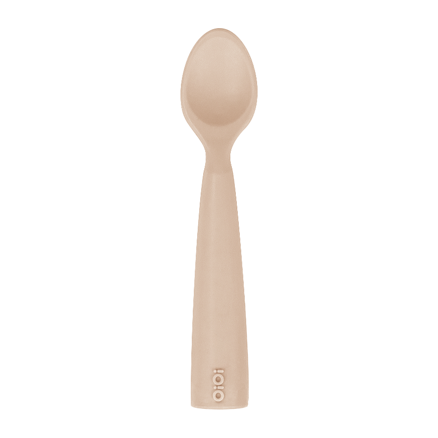 Oioi Silikon Mama Kaşığı Nam Nam Bubble Beige (6Ay+)
