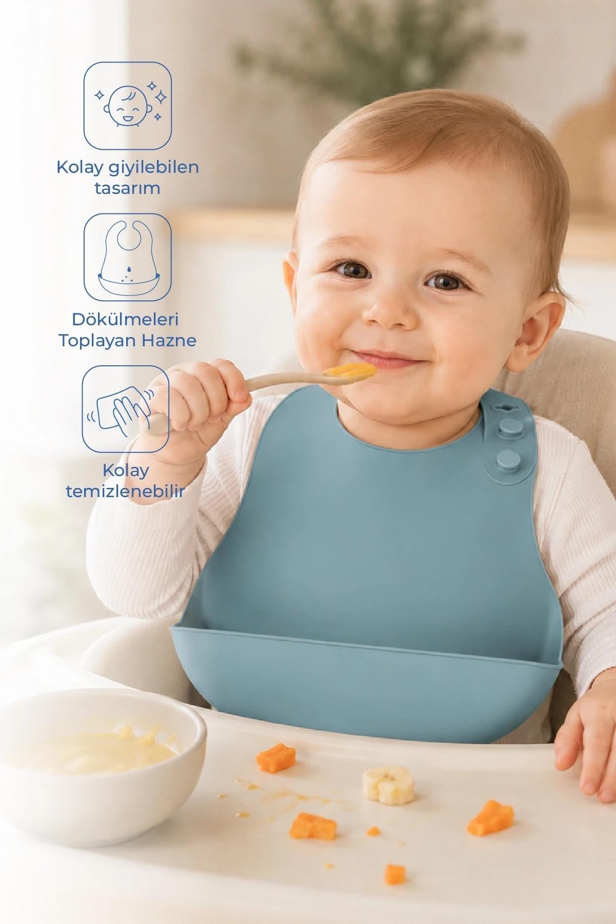 BABYJEM Mini Silikon Önlük