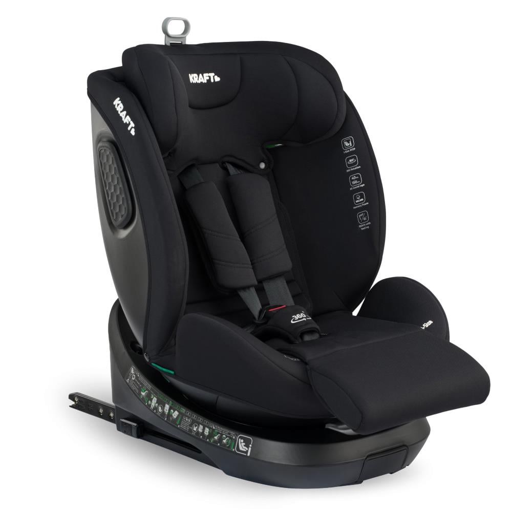 Kraft Royal PR i-size (40-150 cm) 0-36 Kg Oto Koltuğu Siyah