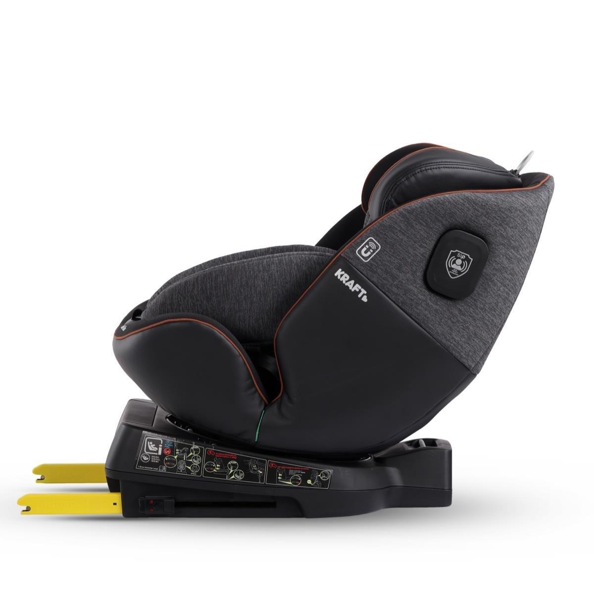 Kraft Galler i-size (40-150 cm) 0-36 Kg Oto Koltuğu Gri