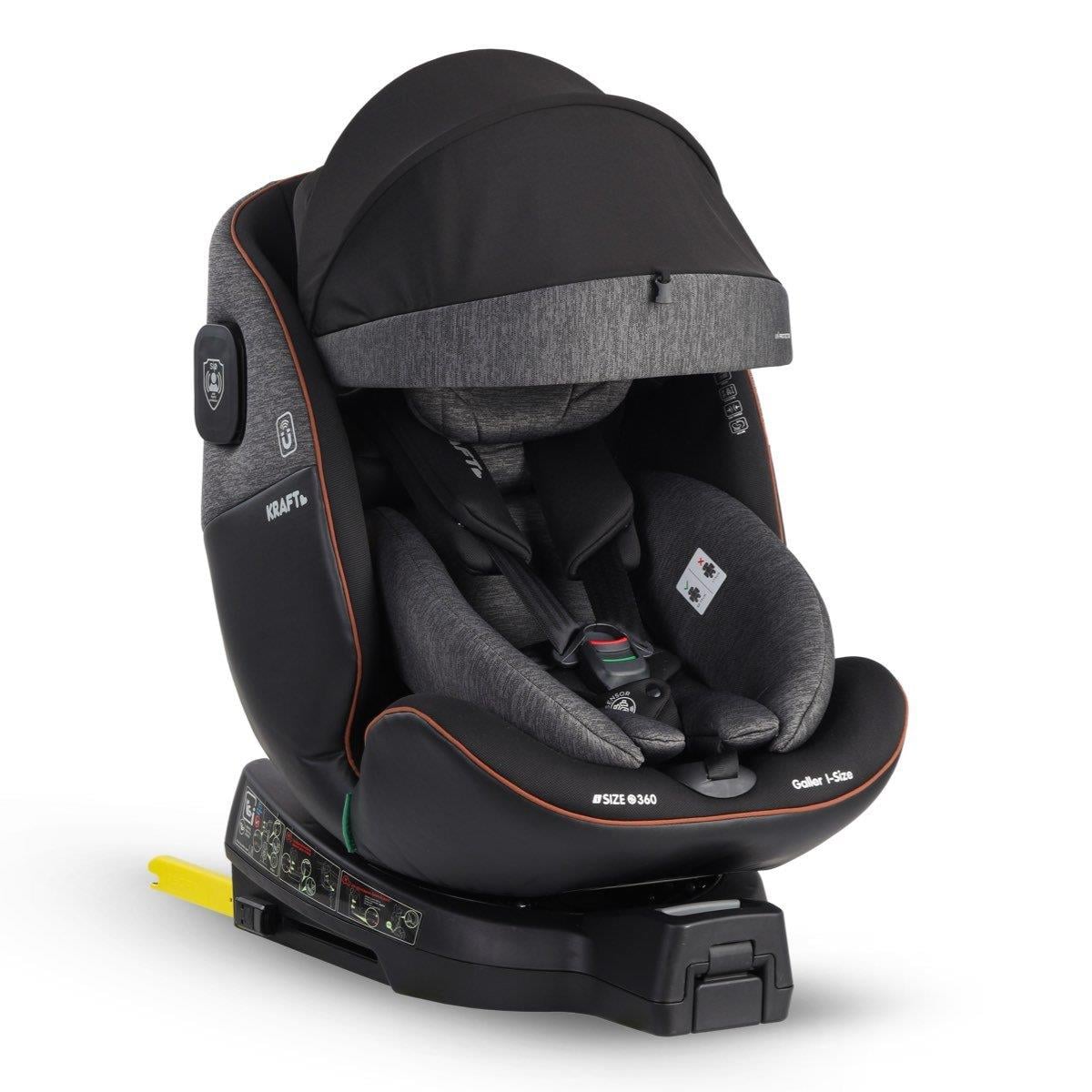 Kraft Galler i-size (40-150 cm) 0-36 Kg Oto Koltuğu Gri