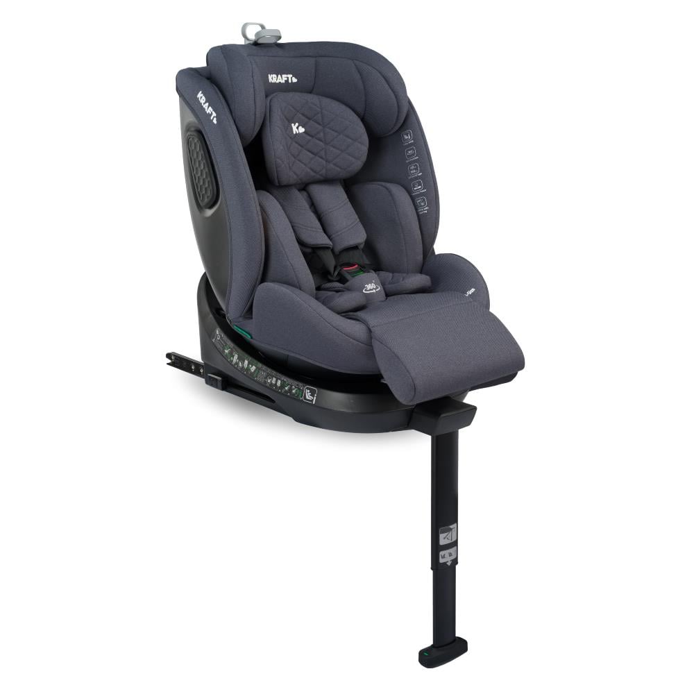 Kraft Royal PR i-size (40-150 cm) 0-36 Kg Oto Koltuğu Koyu Gri