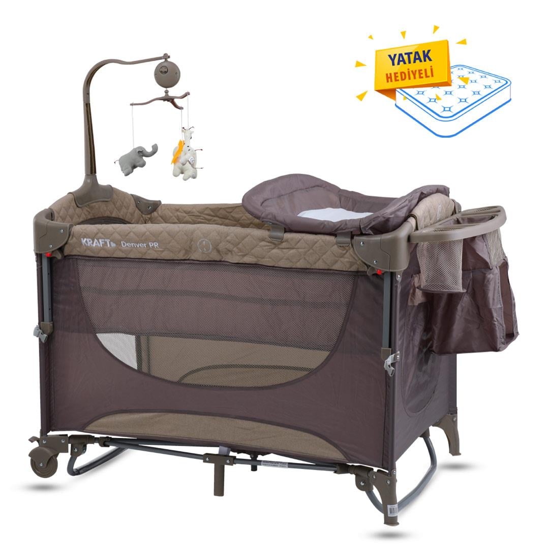 Kraft Denver PR Anne Yanı Oyun Parkı 63x105 cm Bej