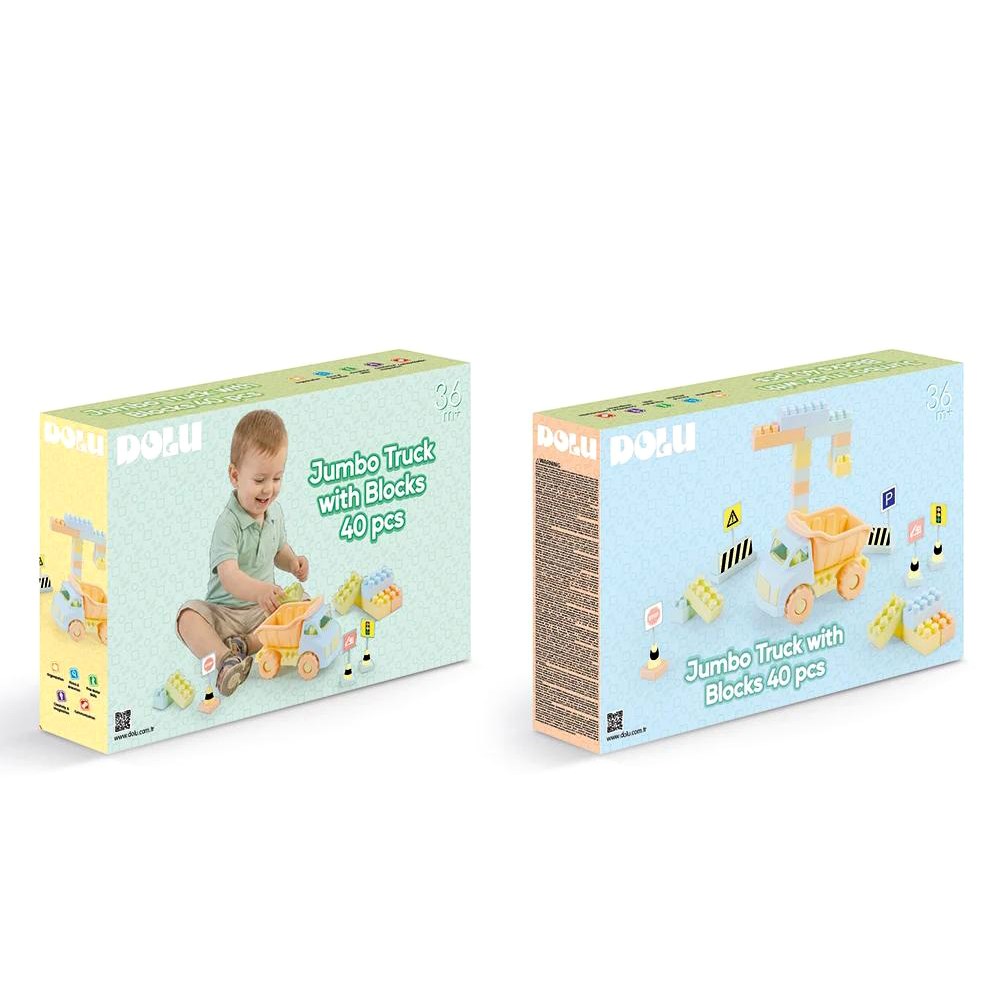 DOLU Jumbo Kamyon Bloklar ( 40 Parça )