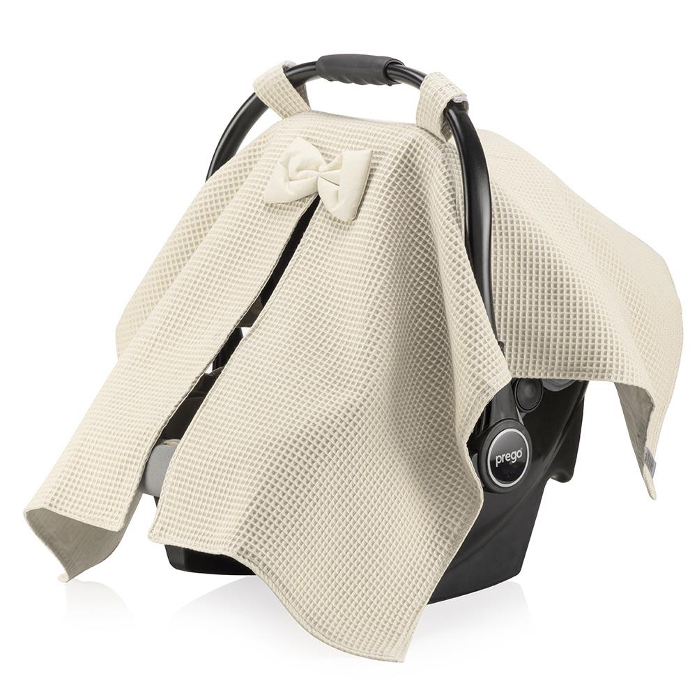 Puset Örtüsü...Waffle ( Krem )