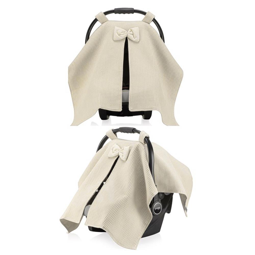 Puset Örtüsü...Waffle ( Krem )