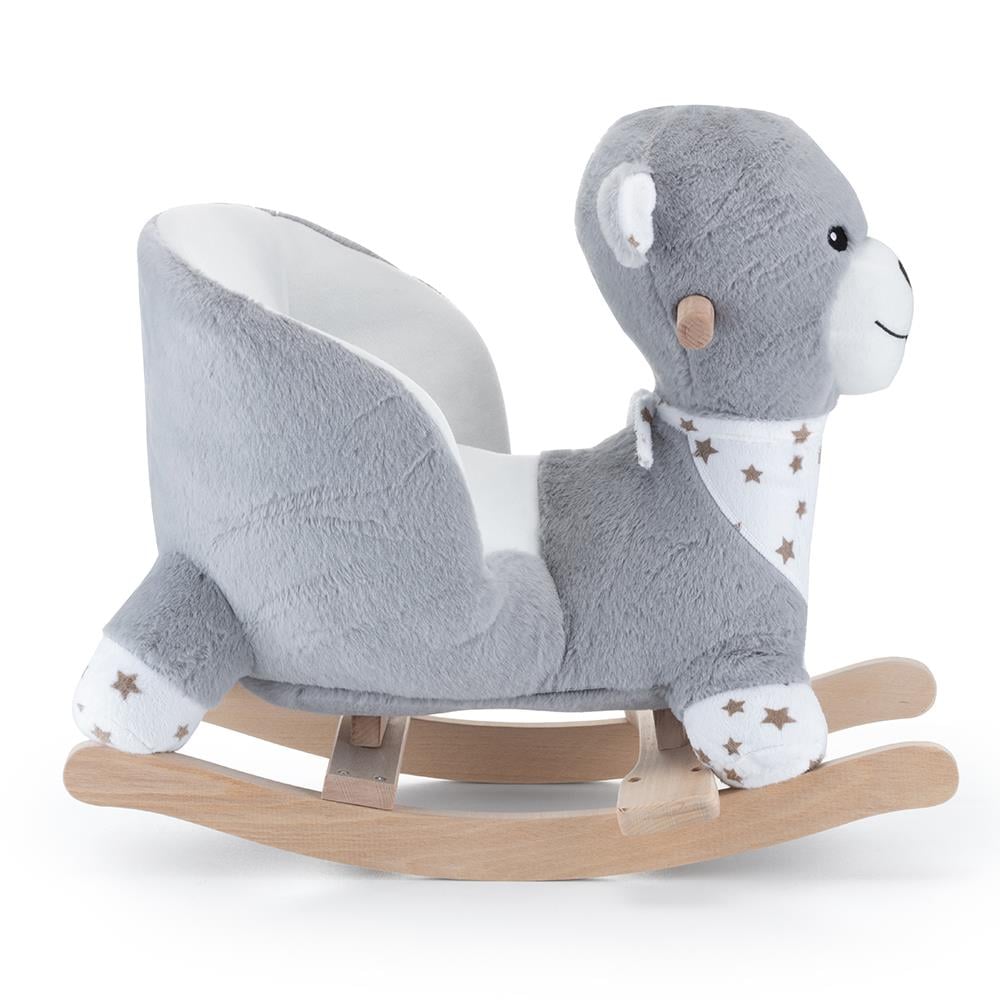 Peluş  Ahşap Sallanır Ayıcık