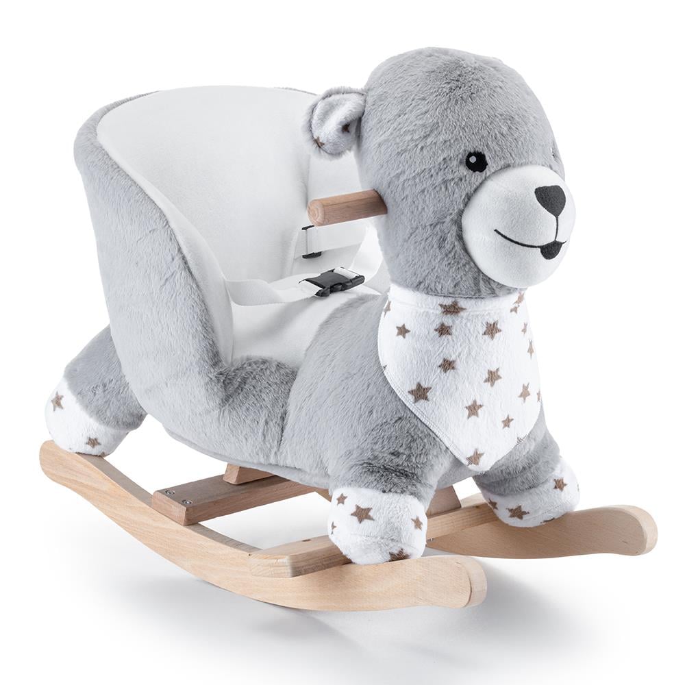 Peluş  Ahşap Sallanır Ayıcık