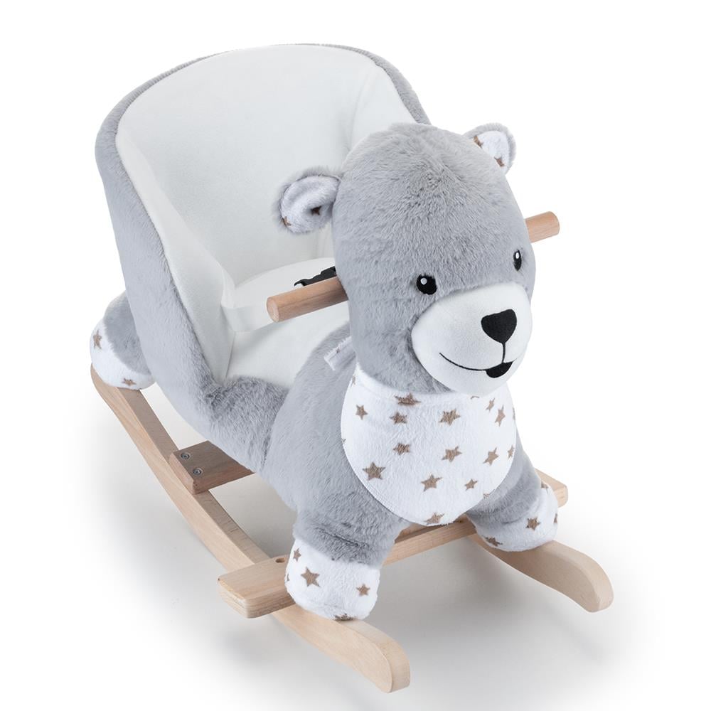 Peluş  Ahşap Sallanır Ayıcık