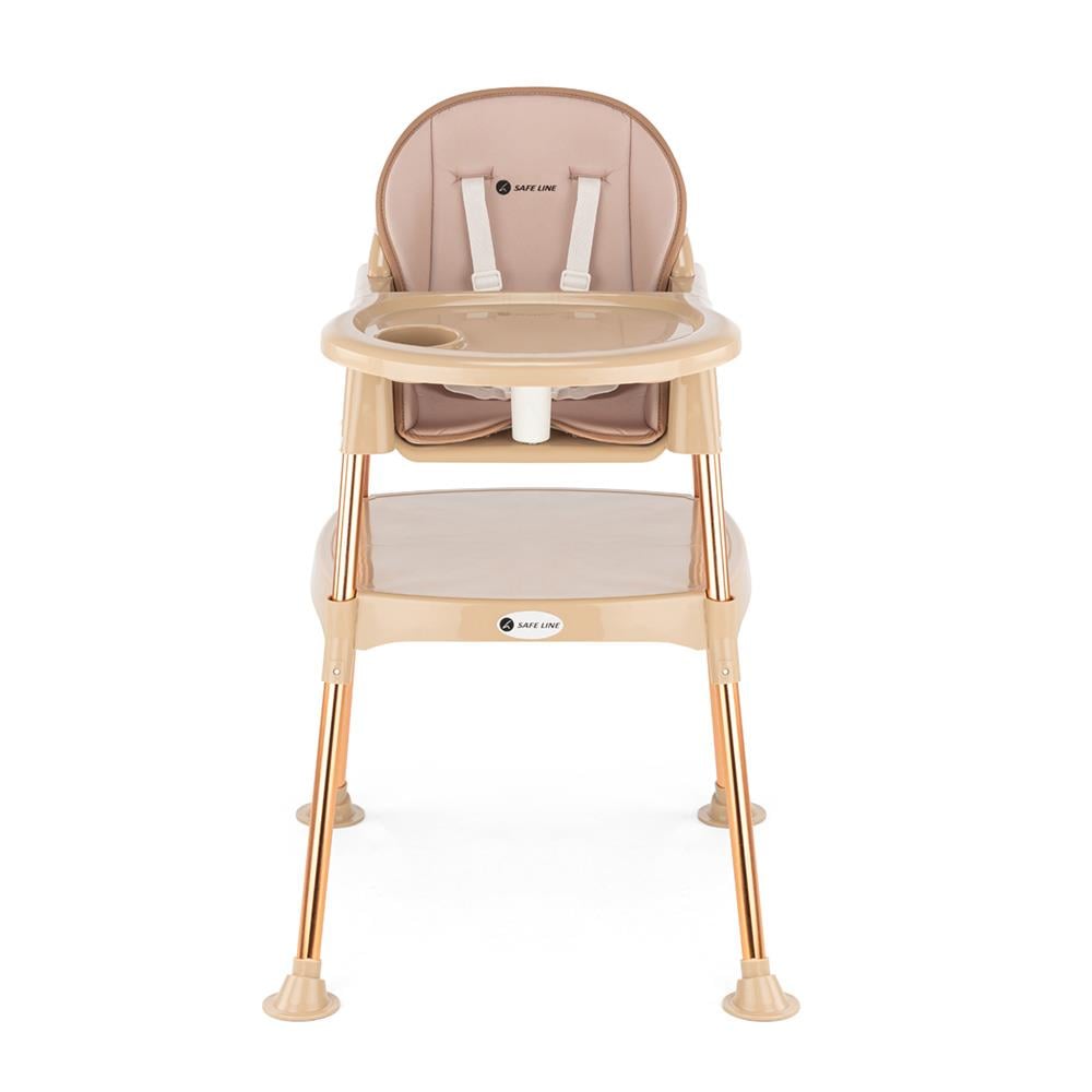 Safe Line Pocket Çalışma Masalı Mama Sandalyesi Exclusive Gold
