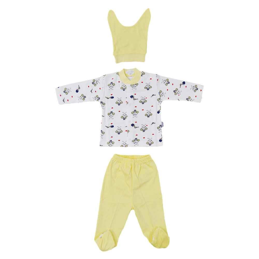 Sebi Arı Baskılı Pijama Takım 0-3 Ay