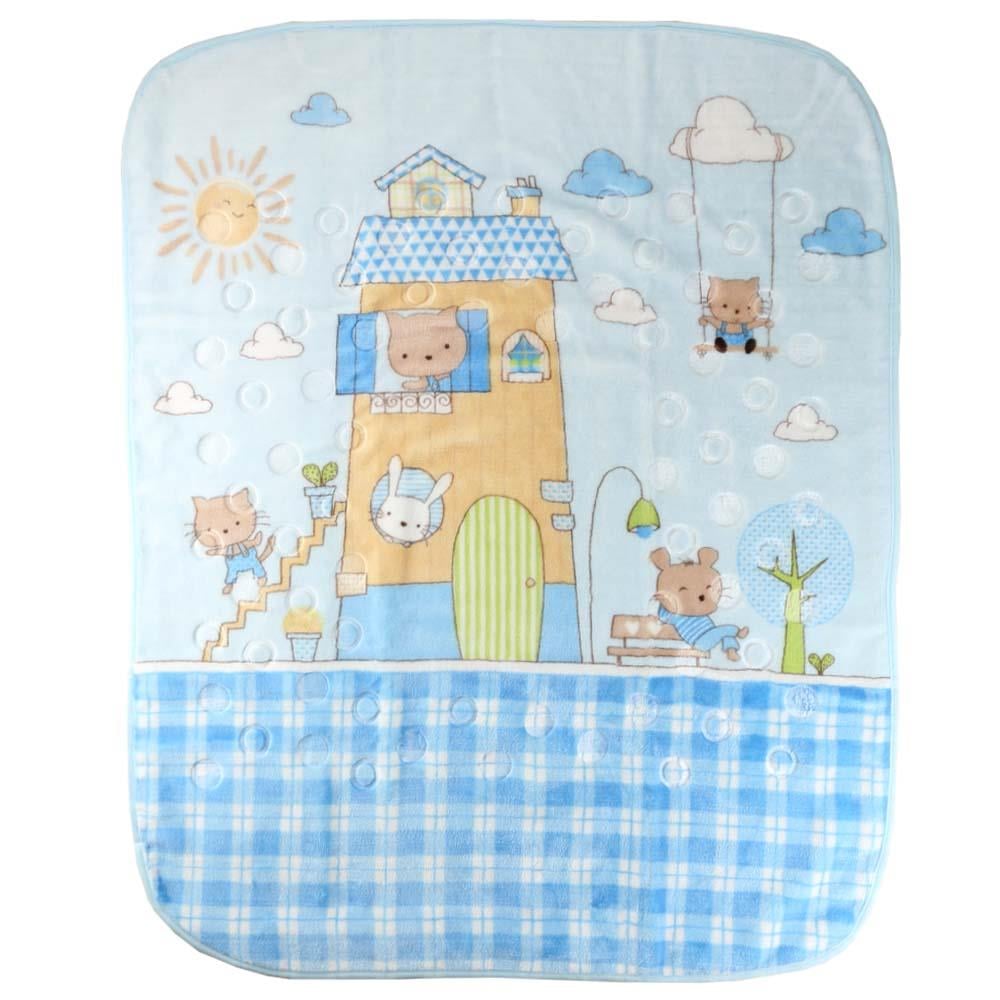 Sebi Kabartmalı Peluş Bebek Battaniyesi (100x120)