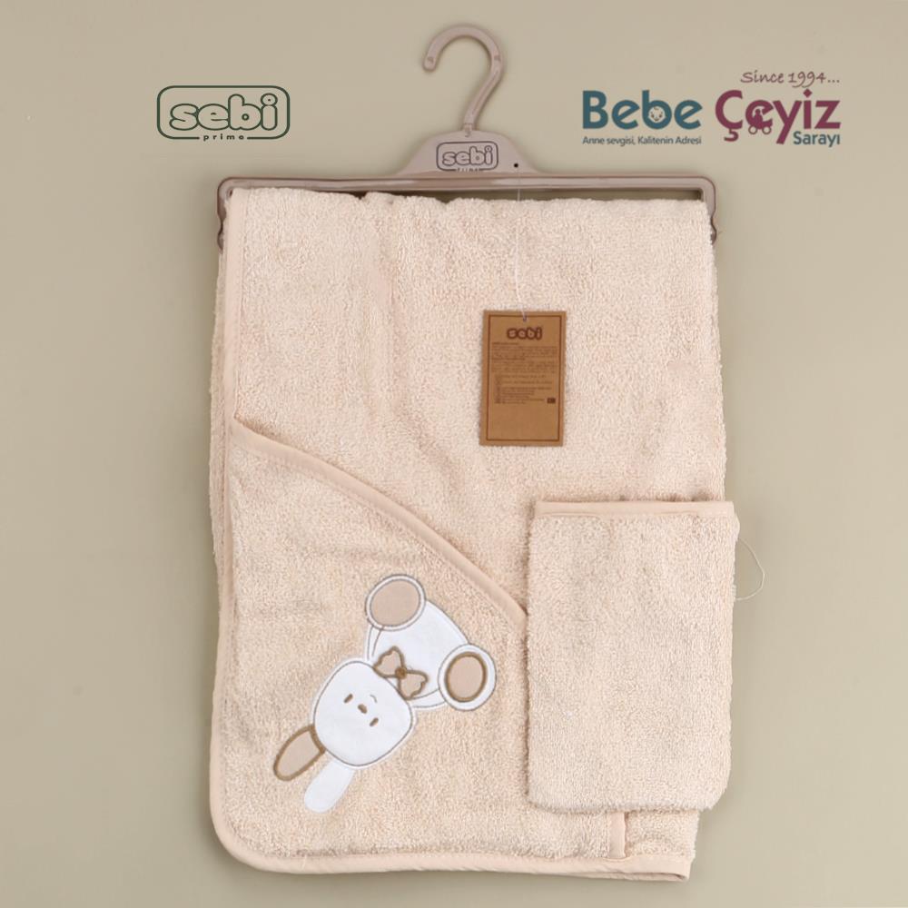 Havlu...Ayı Desen Bej