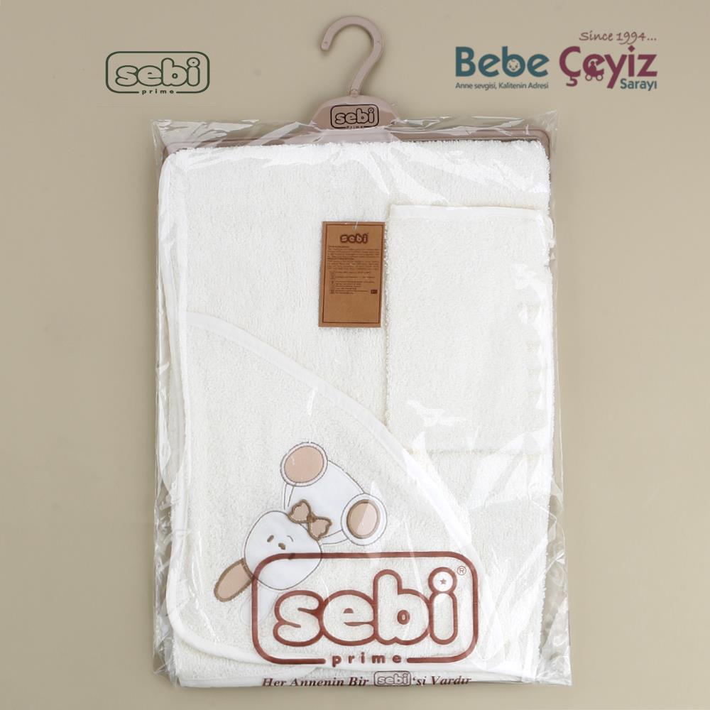 Havlu...Ayı Desen Ekru