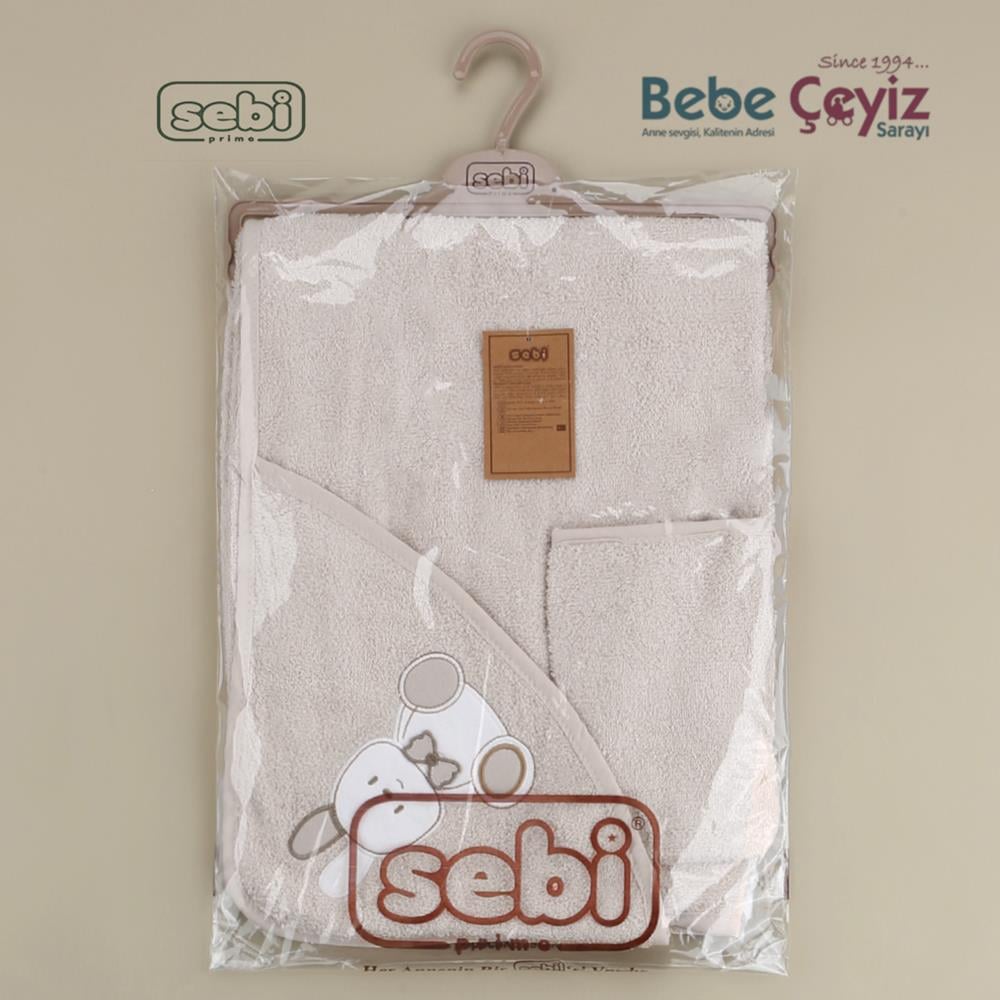Havlu...Ayı Desen Gri